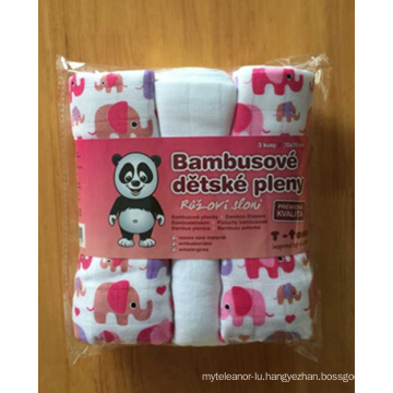 100% Cotton Baby Print Diaper (BC-BD1002)